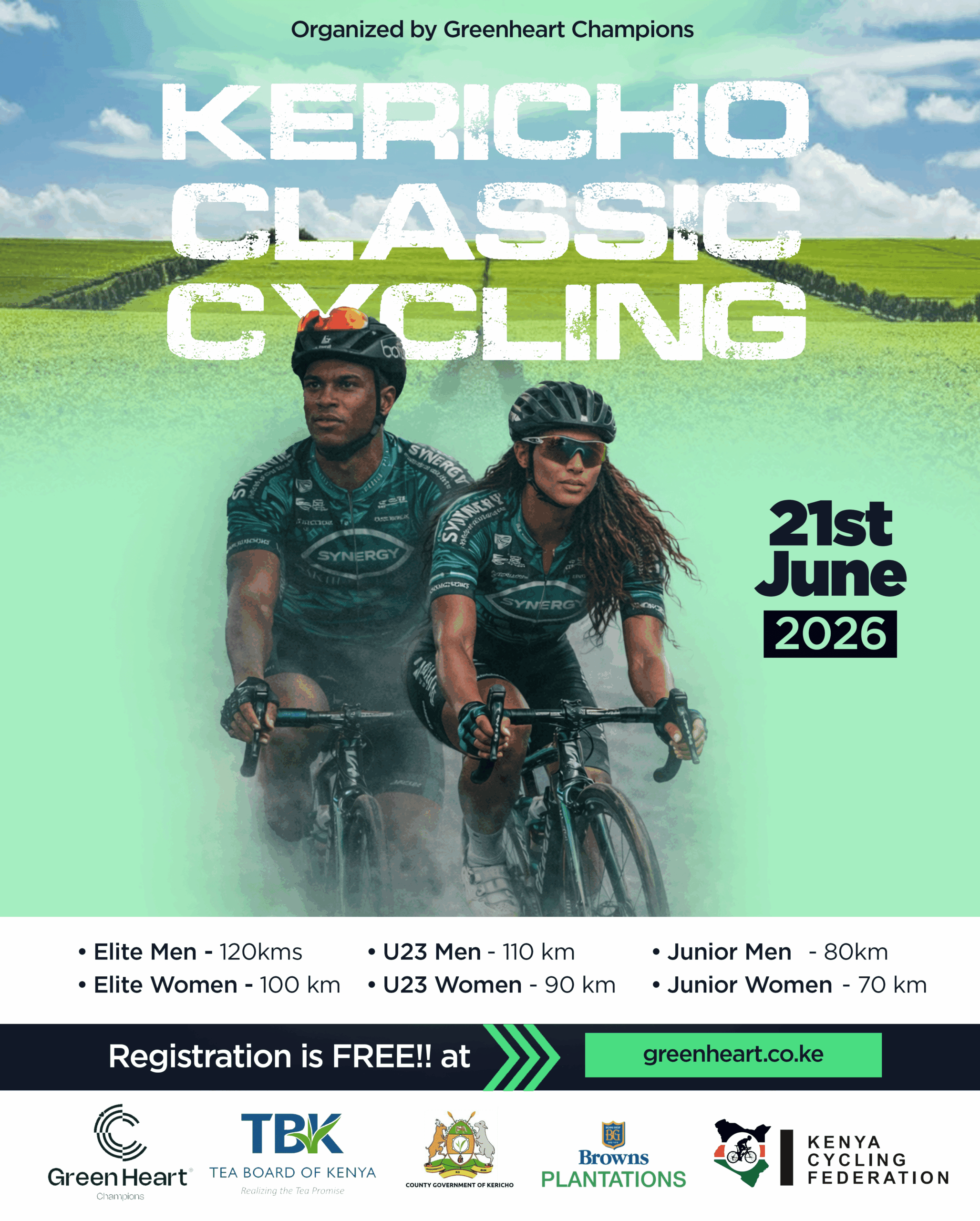 Kericho Cycling Race Poster