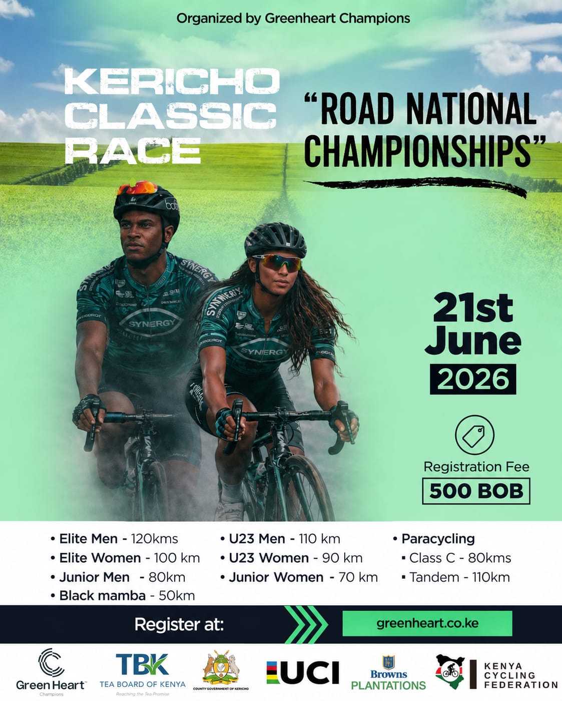Kericho Cycling Race Poster